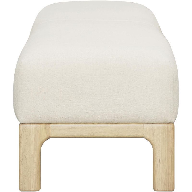 Becki Owens x Surya Bradly Bench, Natural, Beige