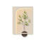Décoration murale en forme de crème à DEL avec verdure artificielle-80039763