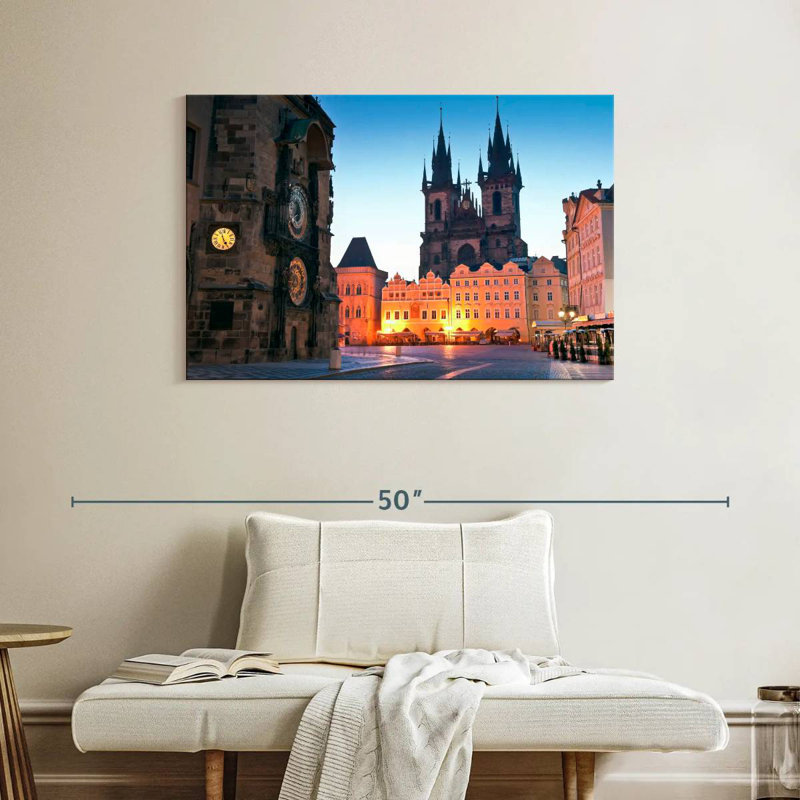 Nicci Prague Town Square, 26" H x 39" W