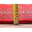 Tapis oriental 2 pi 1 po x 2 pi 10 po rouge, rubis, doux et brillant, princesse Bokara avec médaillons tribaux, tapis oriental noué à la main