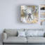 «Gold and Gray Textures Butterfly» sur toile par Jean Plout-707548163