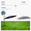 Yatra 11' Cantilever Grey Umbrella with Base-1546105432