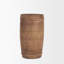 Petit pot en bois brun Arvind-1065935254