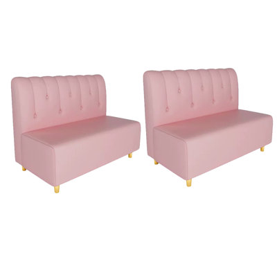 Faux Leather Upholstered Bench