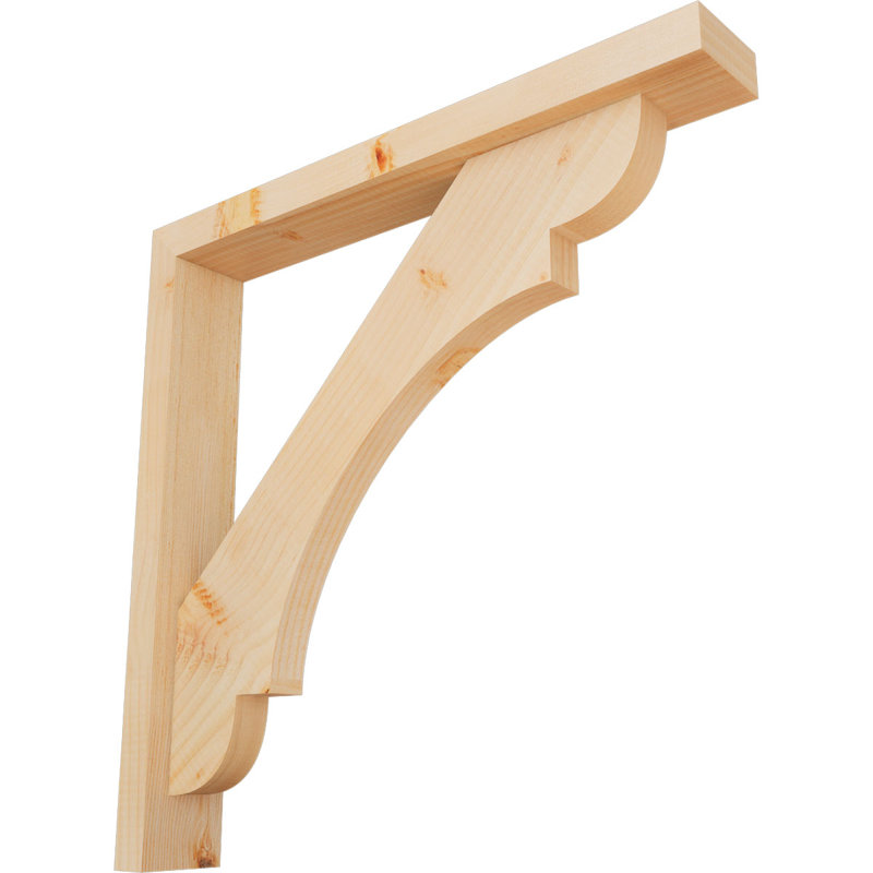 Support de bloc olympique avec entretoise décalée, 24 x 24, Sapin Douglas de l 3 1/2 (lisse)