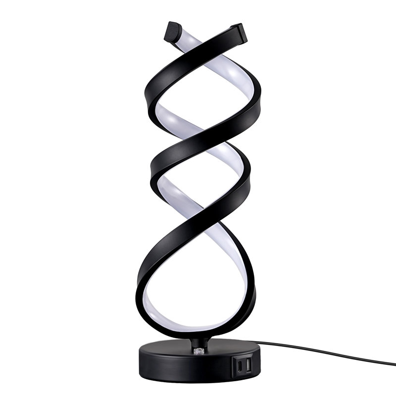 Novelty Touch Control LED Table Lamp With USB Ports