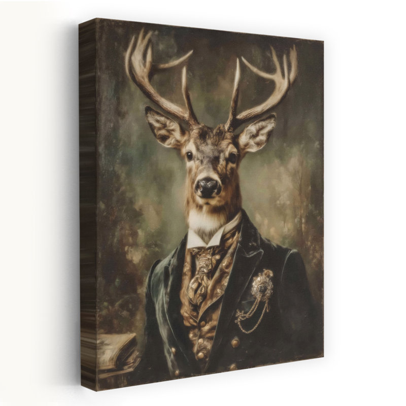 «Handsome Buck I», reproduction d'art abstrait contemporain, 36" H x 24" W