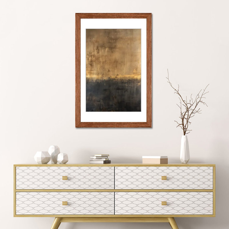 La lumière commence, H 24 po x l 16 po x P 1 po, Blanc, Papier avec cadre en bois Classic
