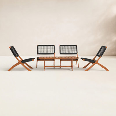Kismet Acacia 5-Piece Armless Chairs Seating Group