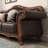 European-style living room carved sofa. Upholstered 80.3 " Sofa