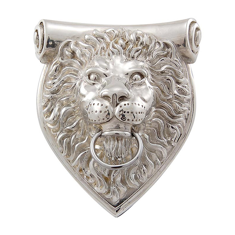 Sforza Door Knocker, Polished Nickel