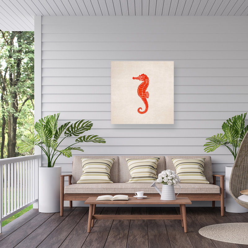 «Sea Horse» sur impression sur toile, H 24 po x l 24 po