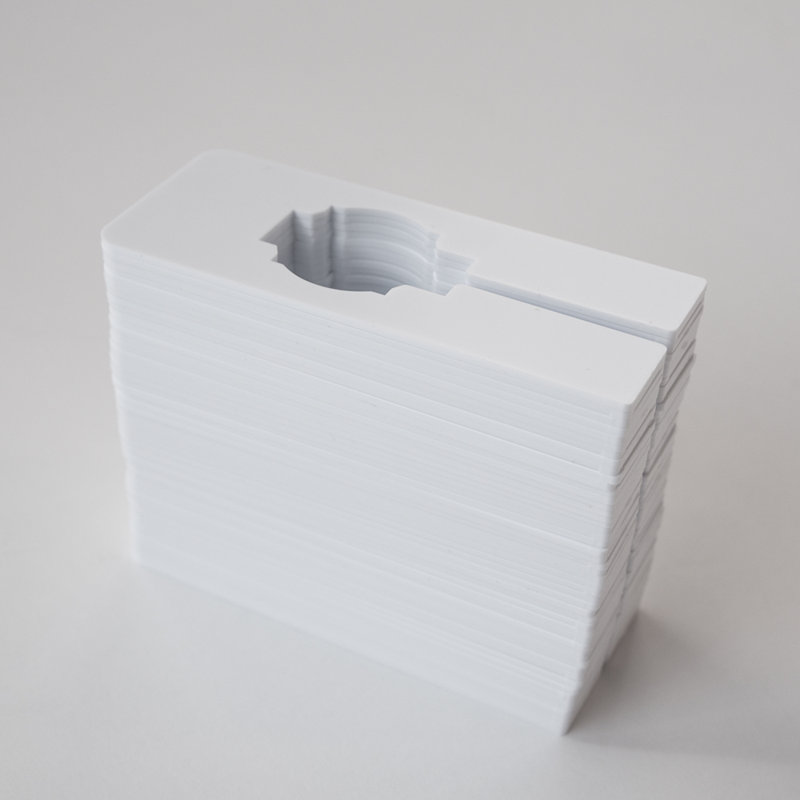 Cloison rectangulaire Kinnear, Blanc