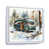 Cadre flottant blanc