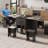 Chelia 7 - Piece Folding Extendable Dining Table Set With 6 Chairs-836861016