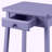 Grey Side Table with Base