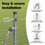 150cm H x 5000cm W Steel Border Fencing