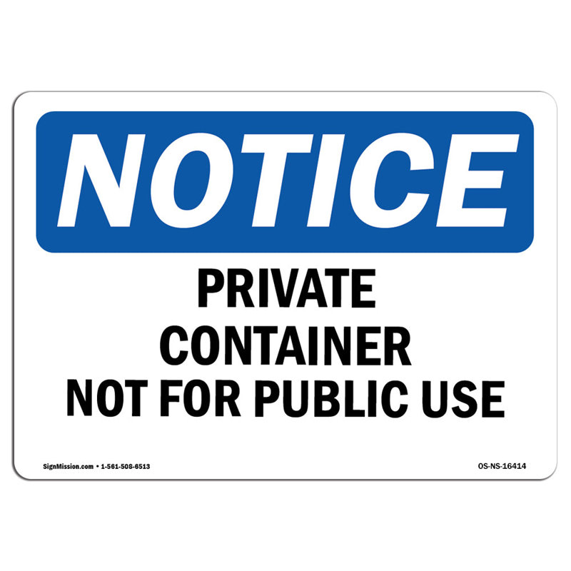 Heavy Duty Sign