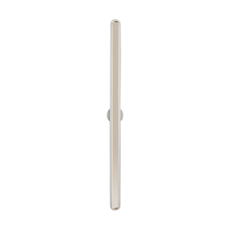 Emera 1 - Light LED Vanity Light, 36" H x 2" W x 1.4" D, Satin Nickel