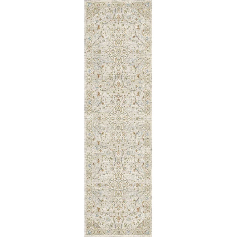 ANALYSE 7605-810 Beige / crème, Tapis de couloir 2 pi 2 po x 7 pi 7 po