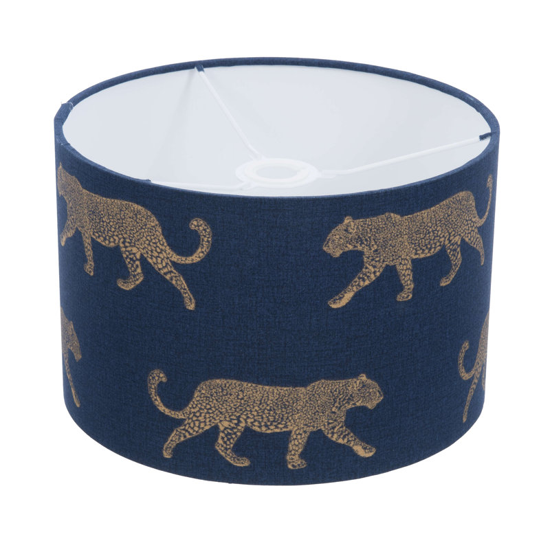 Cotton Drum Lamp Shade ( Screw On ), 23cm H x 35cm W x 35cm D