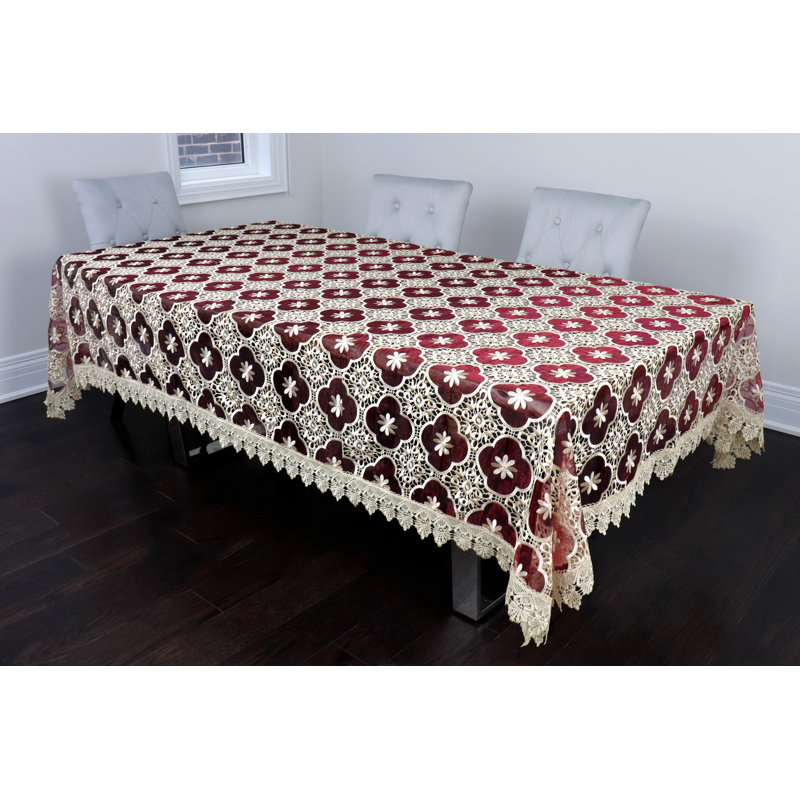 Oliphant Floral Tablecloth, 126" x 72"