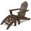Ensemble de conversation 2 pièces POLYWOOD Cape Cod Adirondack