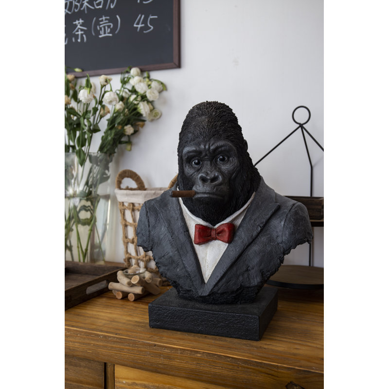 Gorilla Head with Tux
