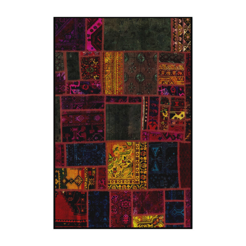 Abstract Indoor Rug, Rectangle 7' x 10'