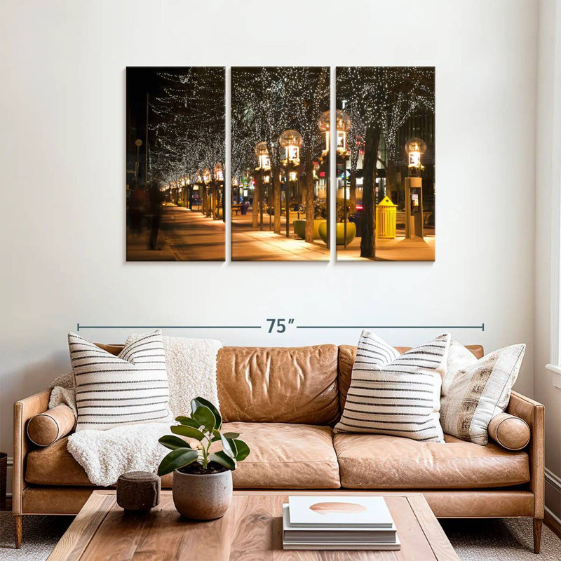 Lampadaire de Noël Sireci, H 36 po x l 57 po