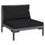 Khiala 280cm Wide Patio Sofa with Cushions