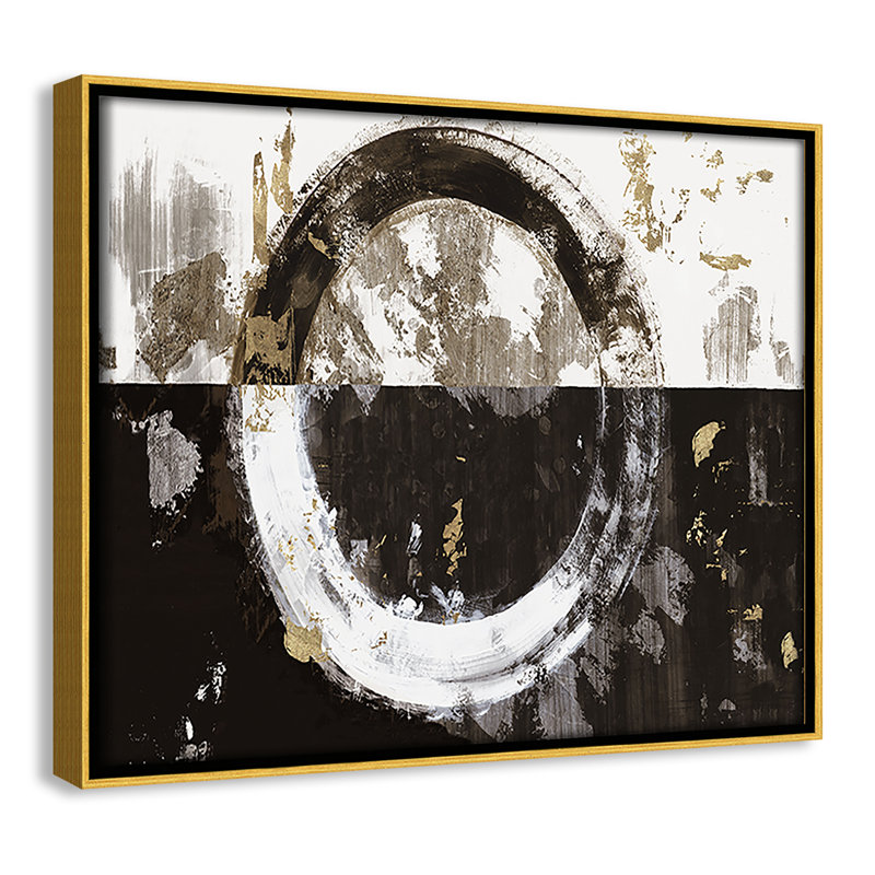 «Evoke II Print» par Tom Reeves, Or, H 9,5 po x l 11,5 po