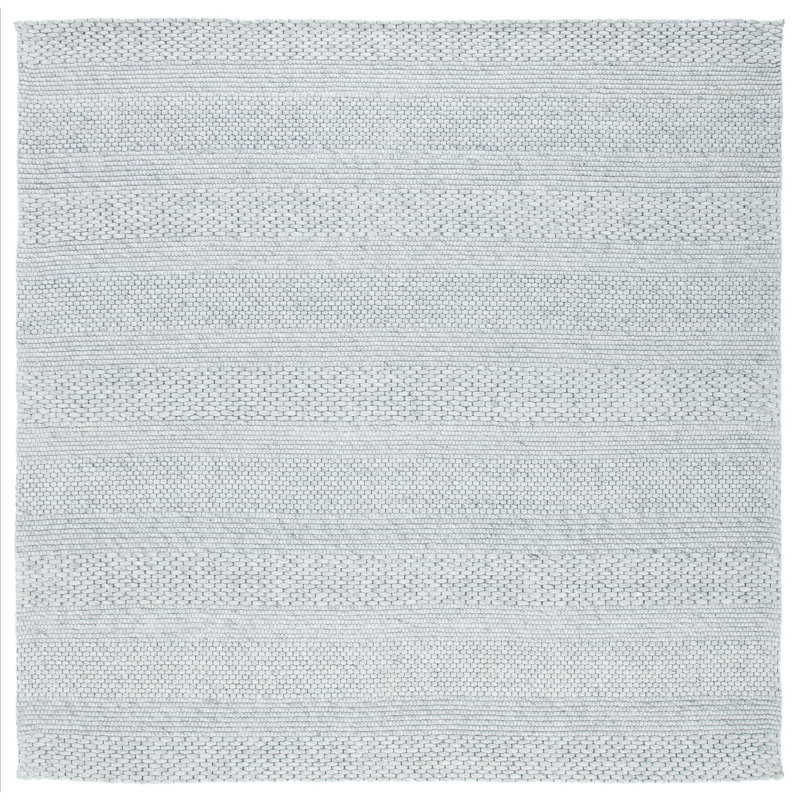 Tapis gris / argent Aden, Carré 7 pi