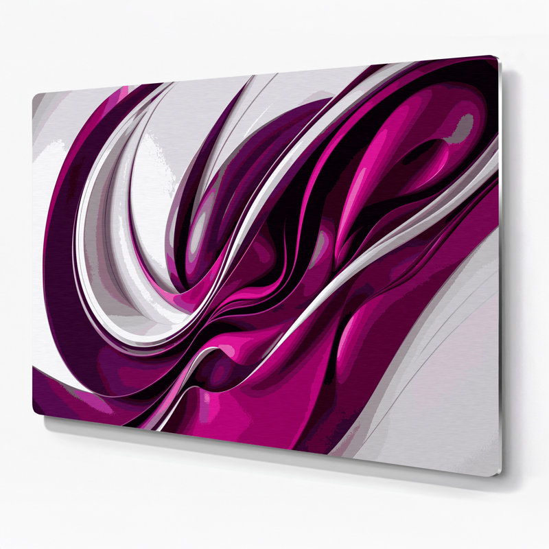 Art mural en métal Biomorphic Abstraction 60, H 20 po x l 24 po