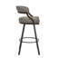 Ensemble de 2 chaises pivotantes en cuir Vegan Alisier-532059394-532059396