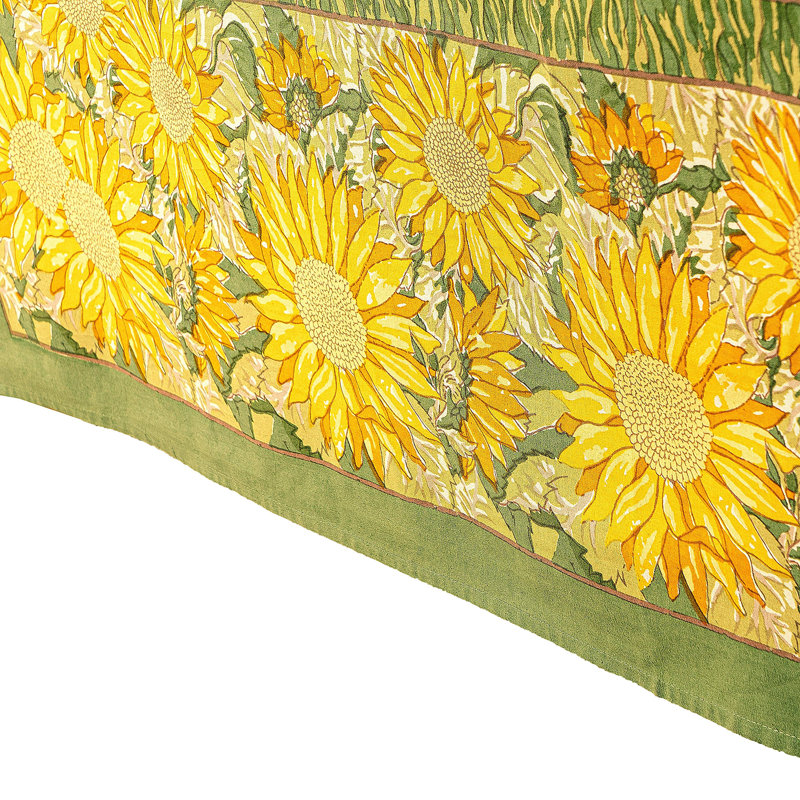 Nicholes Tablecloth, 71" W x 71" L, Green