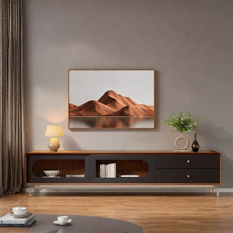 Meuble télé minimaliste moderne de style médiéval