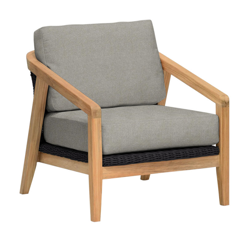 Spencer Outdoor Armchair, Sharkskin, Spencer Cobblestone