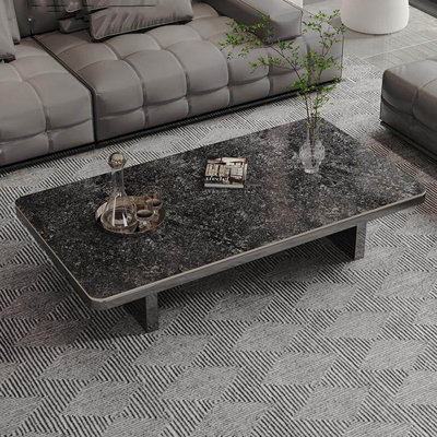 Light luxury modern rectangle coffee table