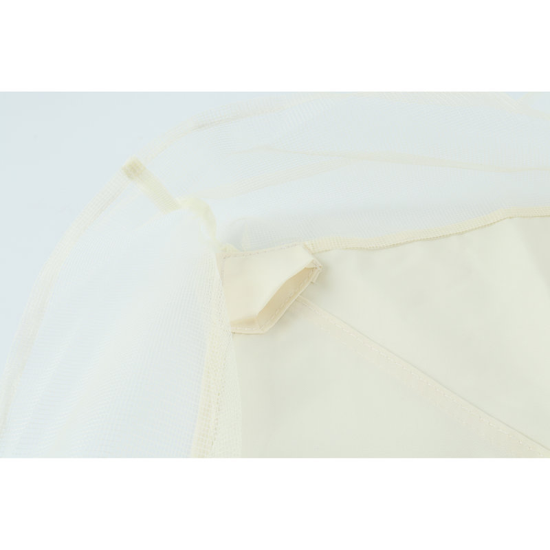 Auvent de remplacement pour abri de jardin d'extérieur 10 x 10 pi - beige. Matériau fin. Protégé, hydrofuge, se décolore. Avec trous de bonde et filet de remplacement beige. Double niveau, décoloration. Livré avec drainage