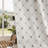 Curtains for Bedroom Natural Linen Blend (250GSM), Diamond Pattern Privacy Window Treatments Light Filtering Drapes Pocket & Back Tab for Living Room, 2 Panels-1058102962-1058102965