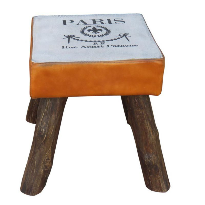 Solid Wood Accent Stool