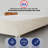 15" Premium Velvet Material Box Spring/Bed Frame With Headboard, Durable & Stylish Acrylic Legs-1247096192-1247096244