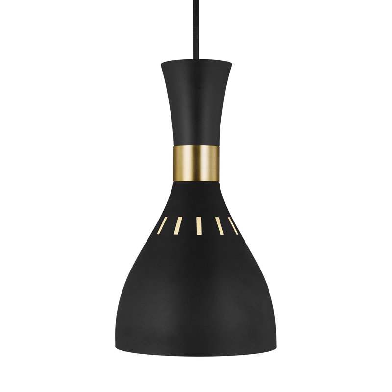 Joan 1 - Light Pendant, Black, Black/Gold