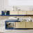 Retractable Modern Blue Coffee Table