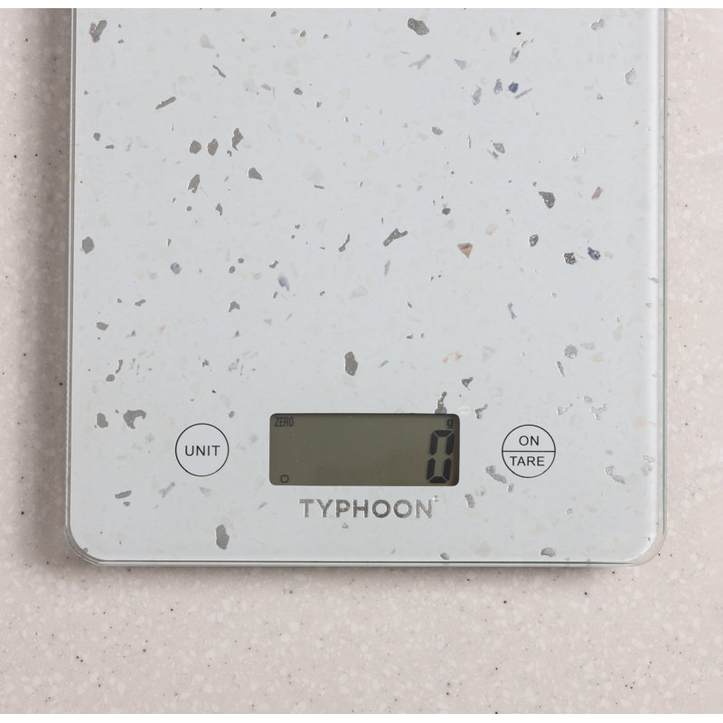 Elements White Quartz Effect Digital Scales