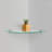 Goettingen Corner Glass Corner Shelf with Adjustable Shelves-832928152