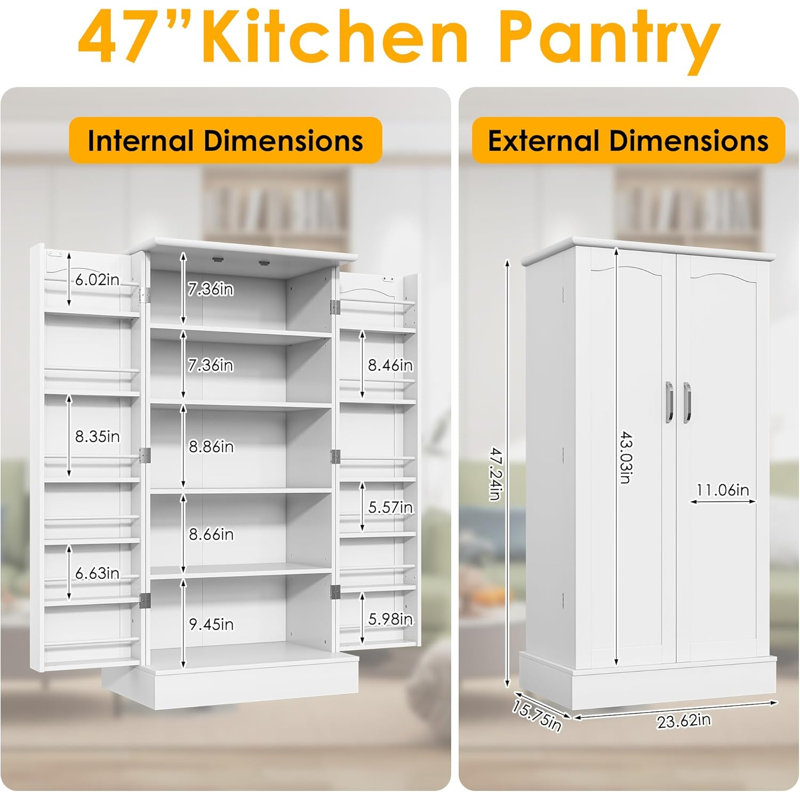120cm Kitchen Pantry