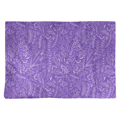 Napperon en coton à motif floral classique de 18 po ditsy