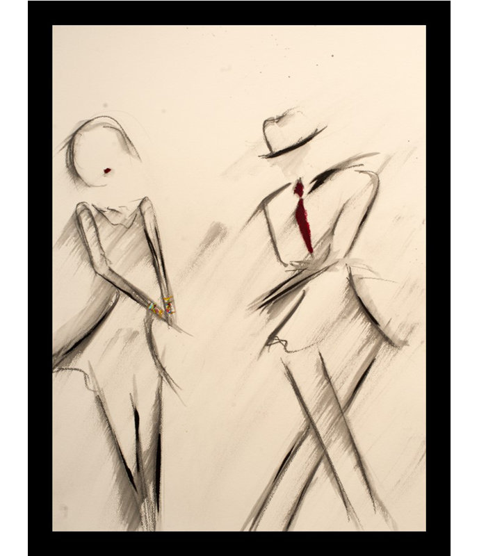 " Romance ", 18.5" H x 14.5" W x 1" D